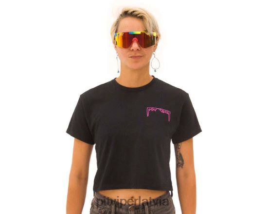 R8ZD60171 skūpsts no Rose crop tee Pit Viper