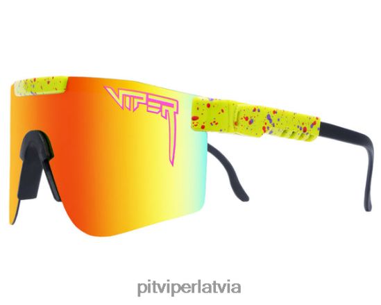 R8ZD60100 1993. gada polarizētās dubultās platās saulesbrilles Pit Viper