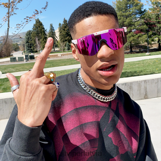 R8ZD6064 la spilgti polarizēti dubultplati Pit Viper