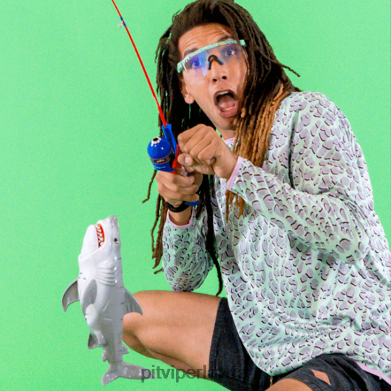 R8ZD6079 poseidona nakts nokrāsas divreiz platas Pit Viper