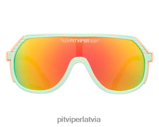 R8ZD607 persiki un zaļā Grand Prix Pit Viper